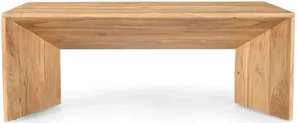 Jofran Lux Solid Wood 48 Modern Angled Coffee Table