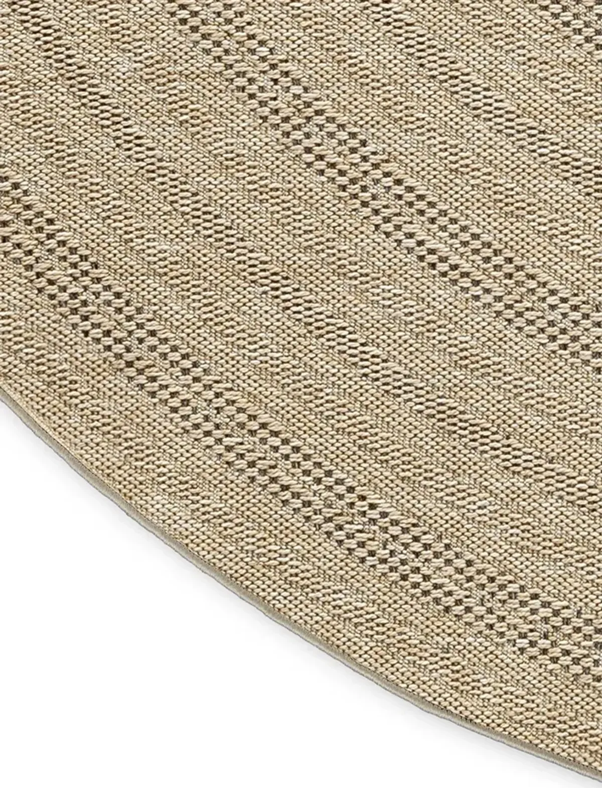 Tulum TLM04 Taupe/Gray 8' x Round Rug
