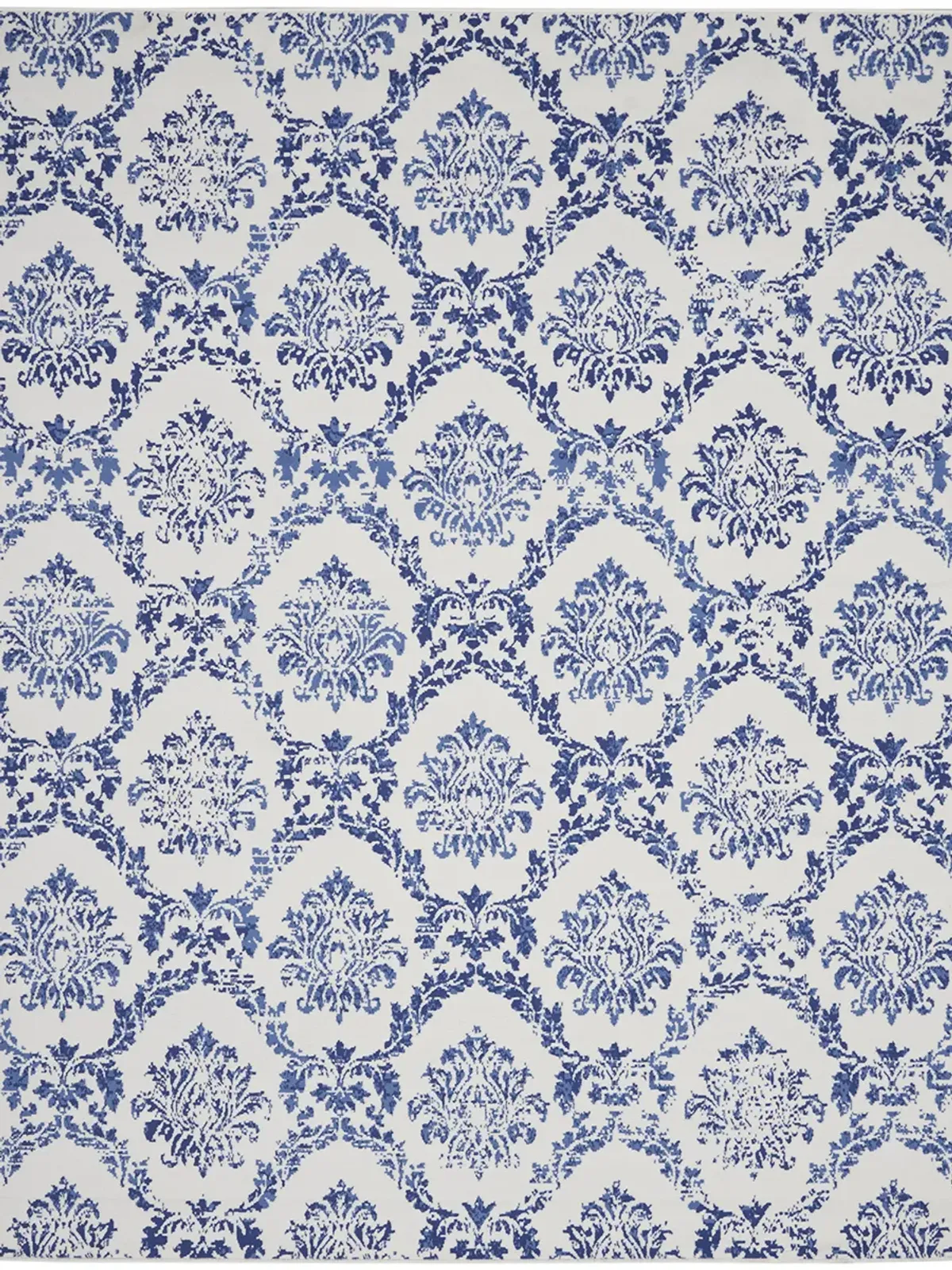 Whimsicle WHS01 Ivory/Navy 8' x 10' Rug