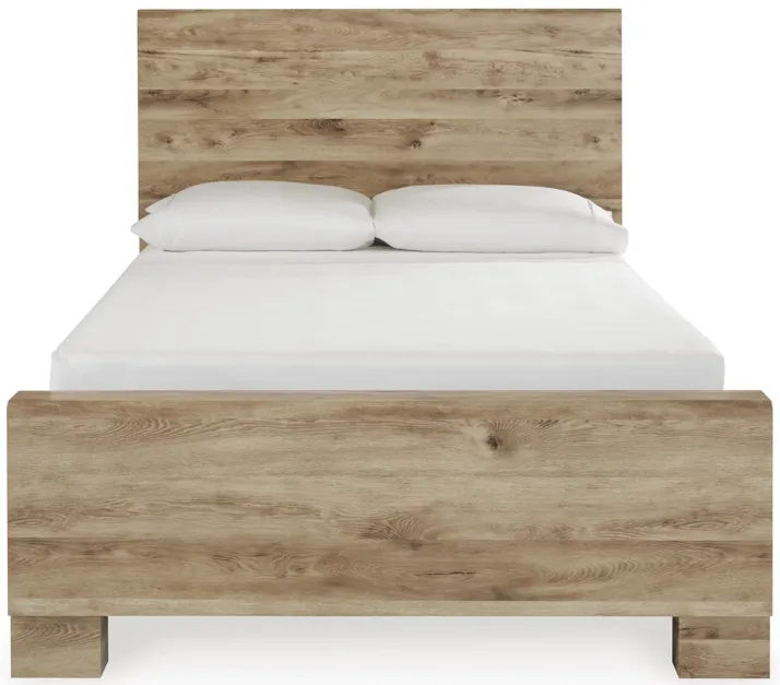 Hyanna Full Panel Bed with 1 Side Storage