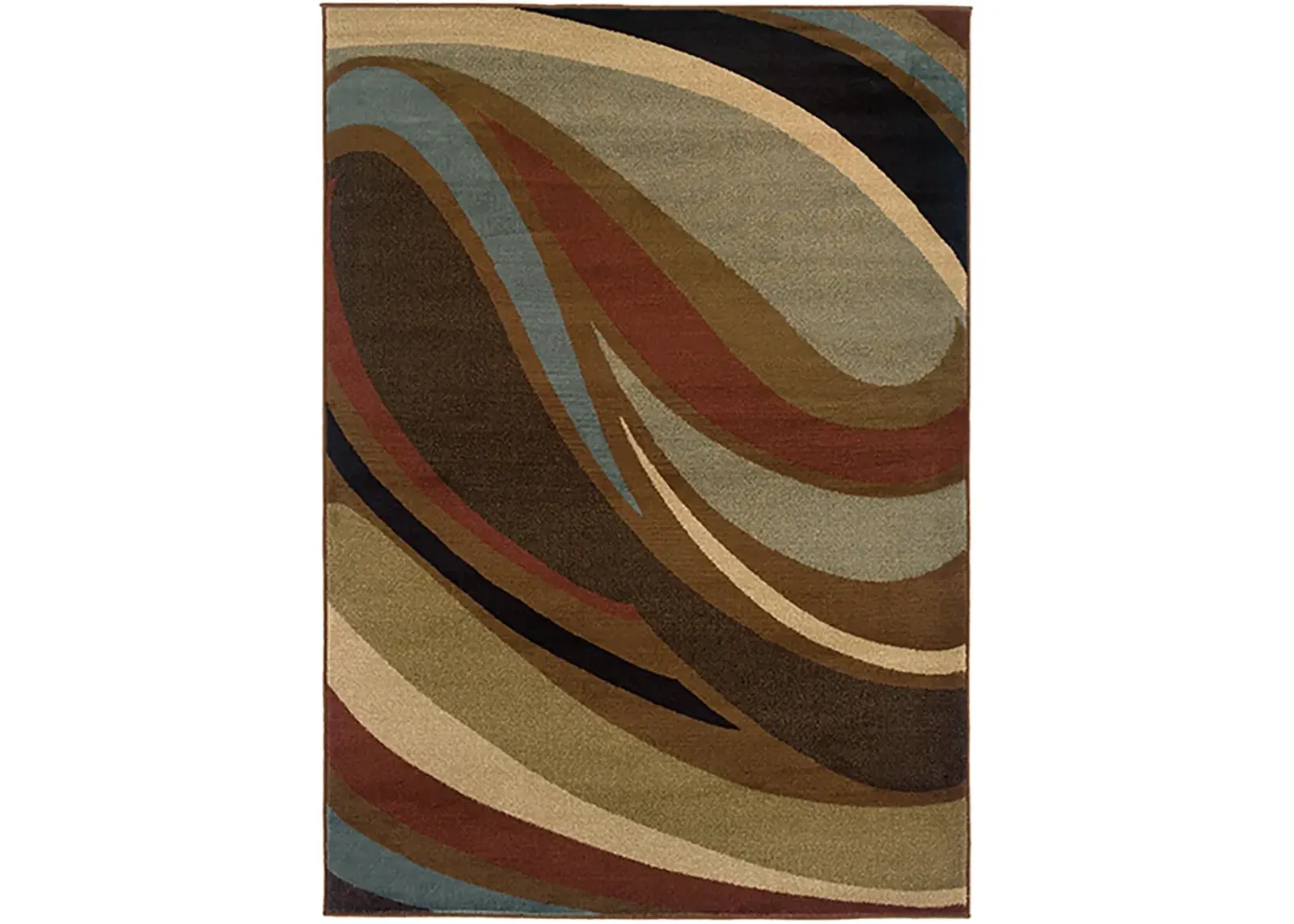 Hudson 7'8" x 10'10" Brown Rug