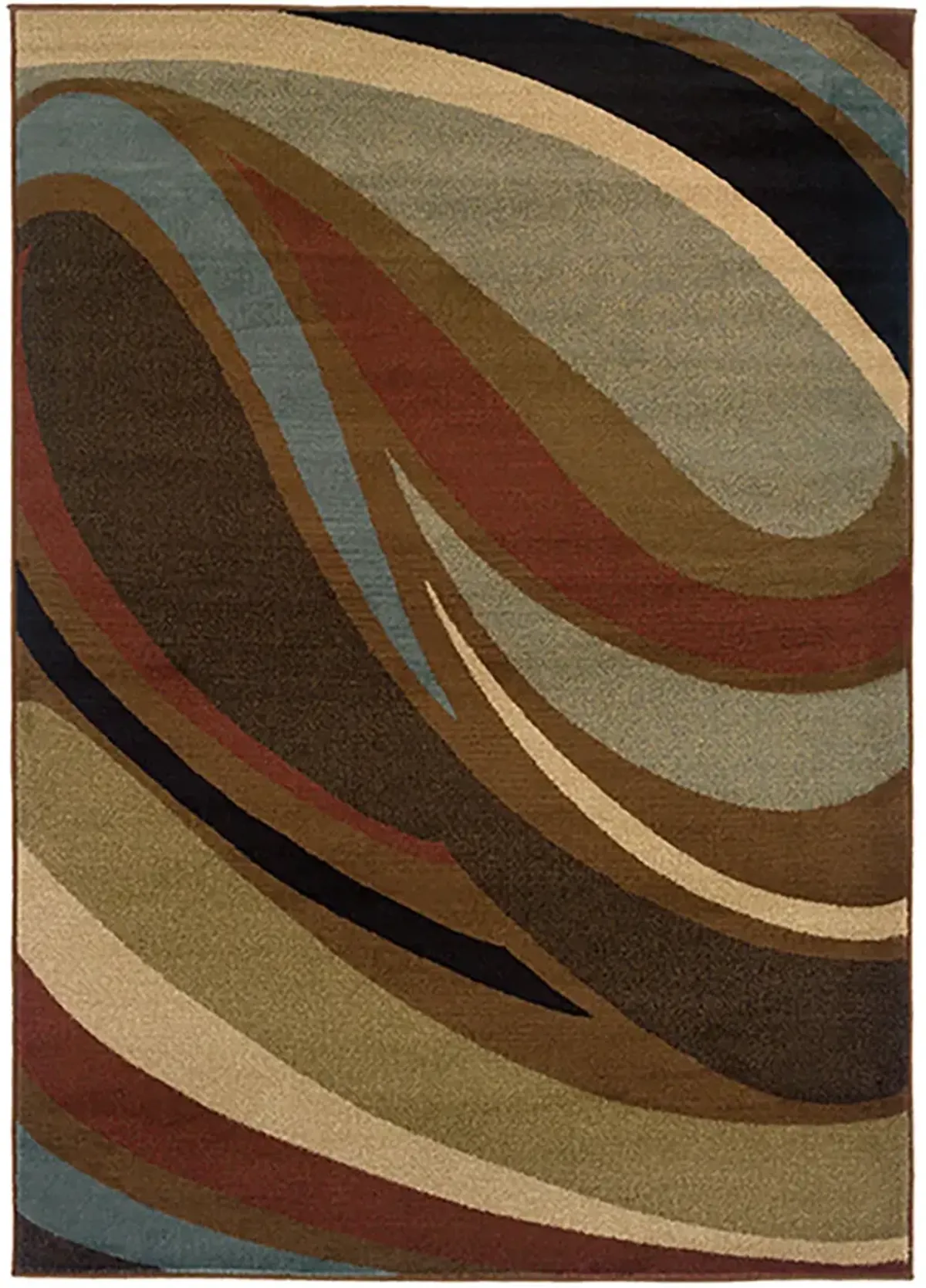 Hudson 7'8" x 10'10" Brown Rug