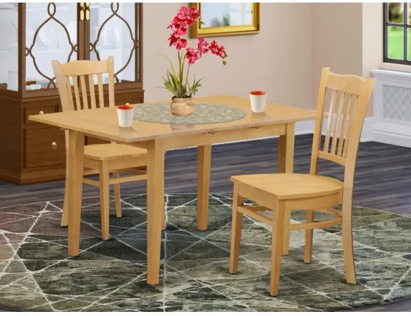 3 PC Dining room set - Dinette Table and 2 Kitchen Dining Chairs