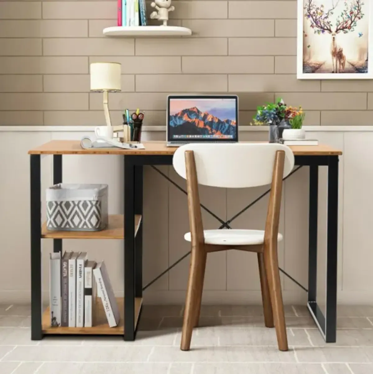Durable Computer Desk for Home Office or Study Setup