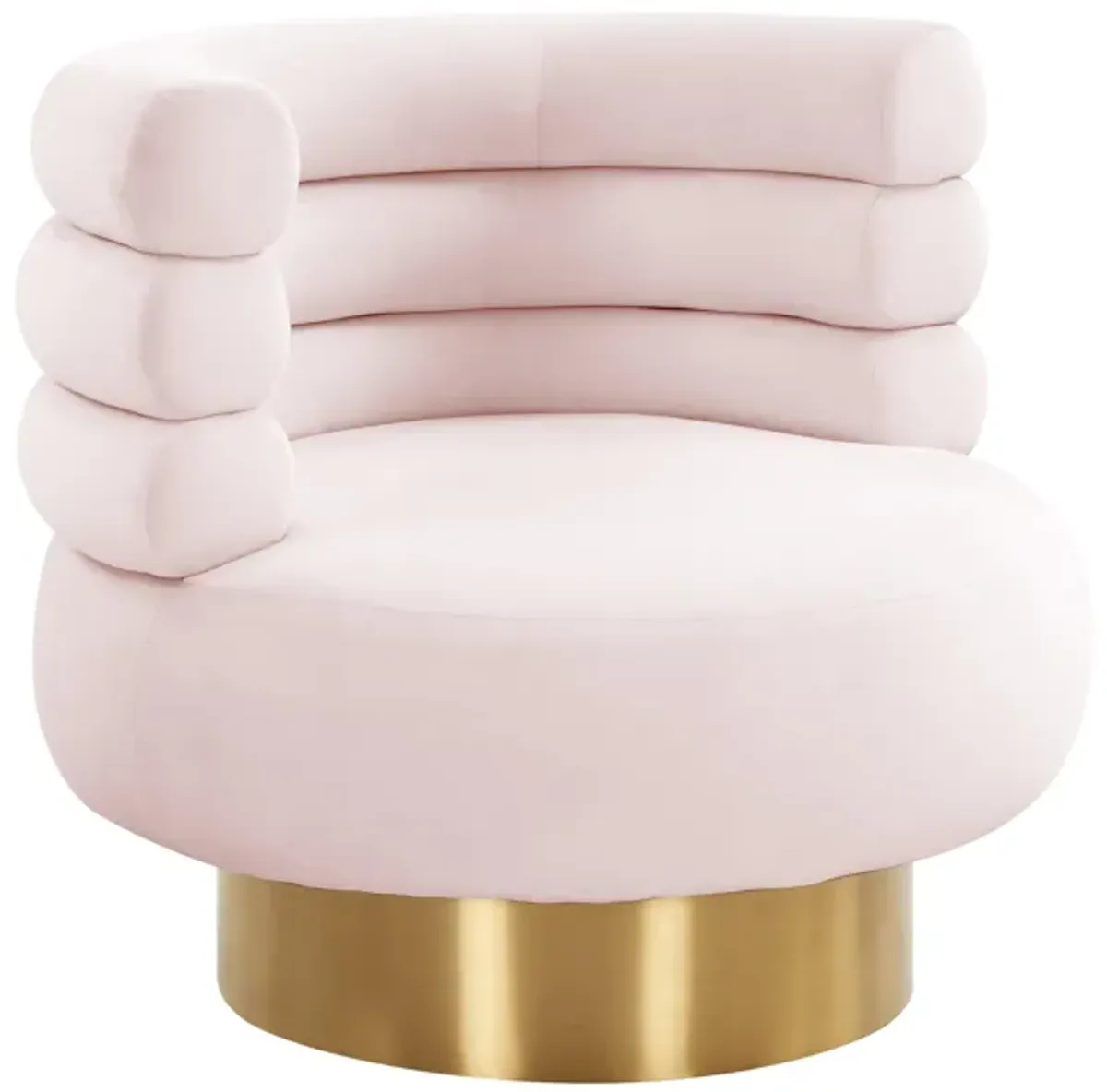 Naomi Velvet Swivel Chair