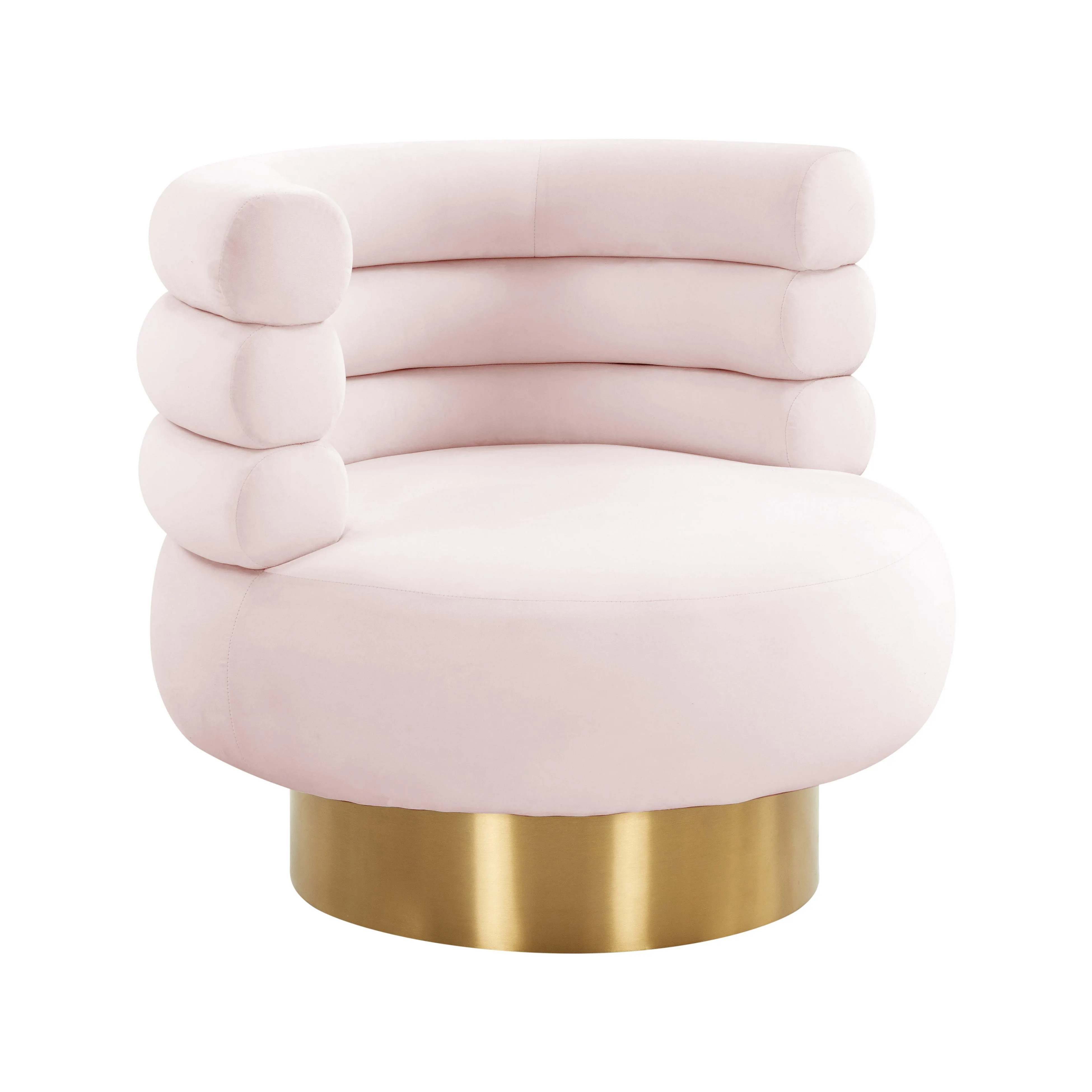 Naomi Velvet Swivel Chair