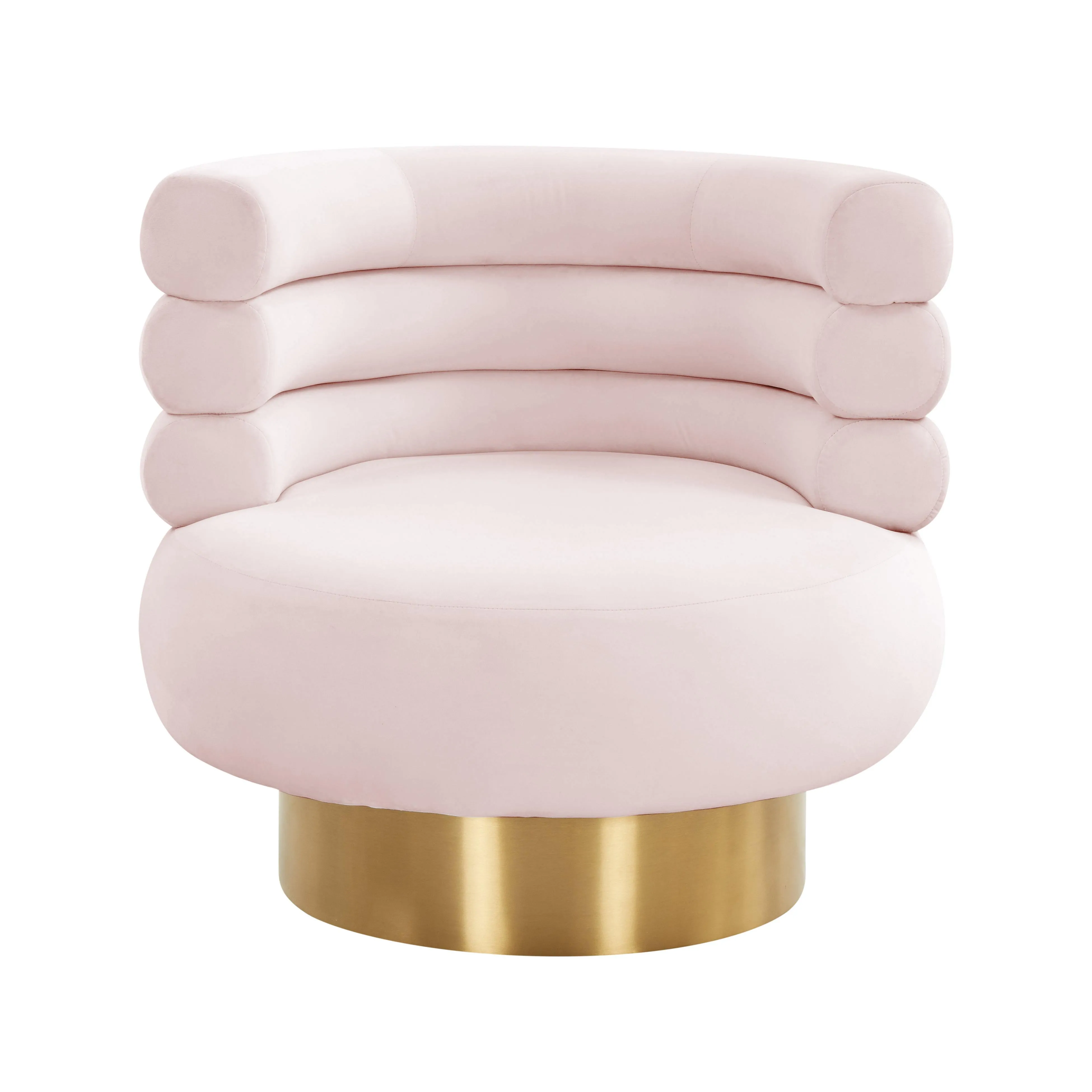 Naomi Velvet Swivel Chair