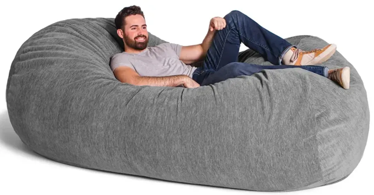 Jaxx 7 Foot Giant Bean Bag Sofa - Premium Chenille