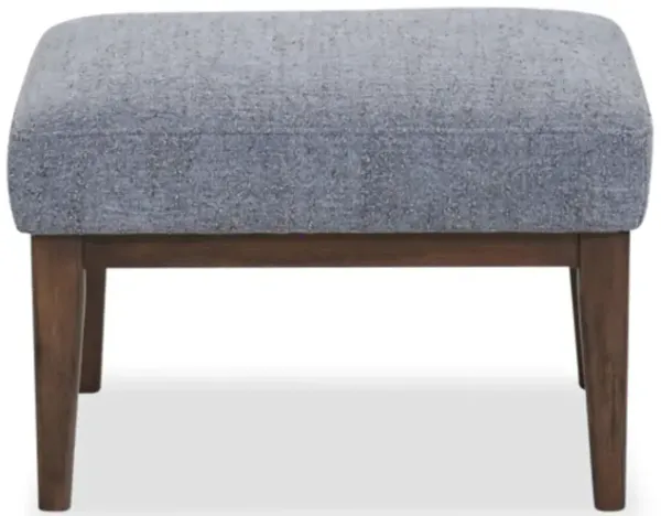 Steel Blue Ottoman