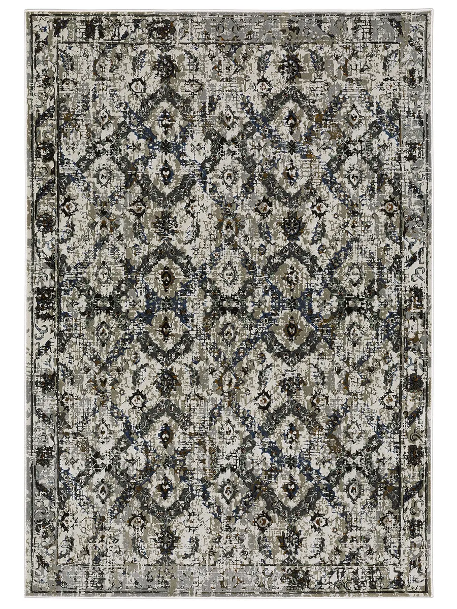 Gemini 3'10" x 5'5" Charcoal Rug