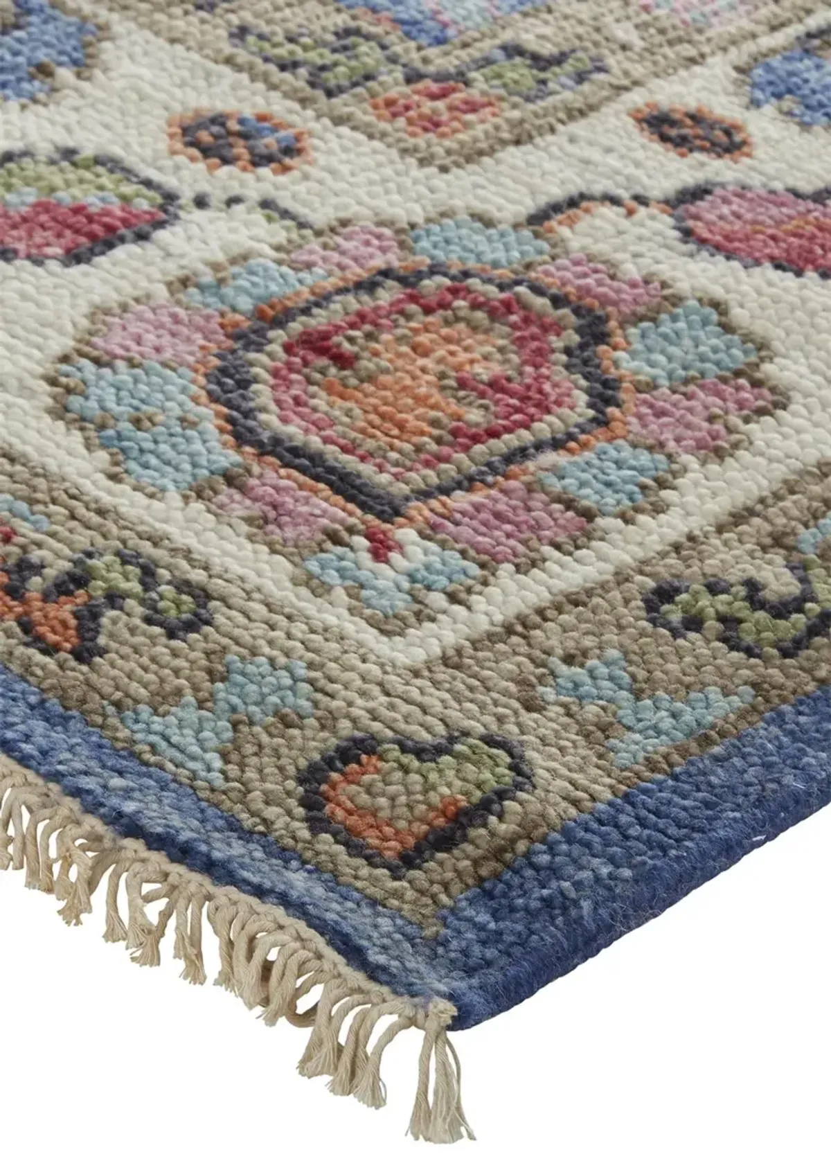 Beall 6708F Blue/Red 9'6" x 13'6" Rug