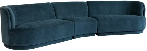 Jaclyn Dusty Blue Sectional