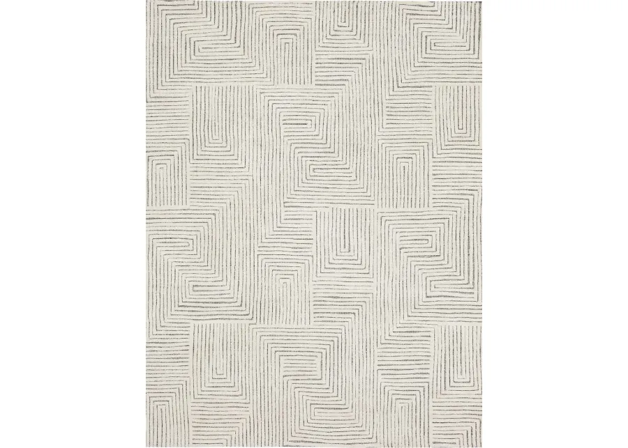 Sirocco By Drew & Jonathan Home Algiers Black/White 6' X 9' Rug