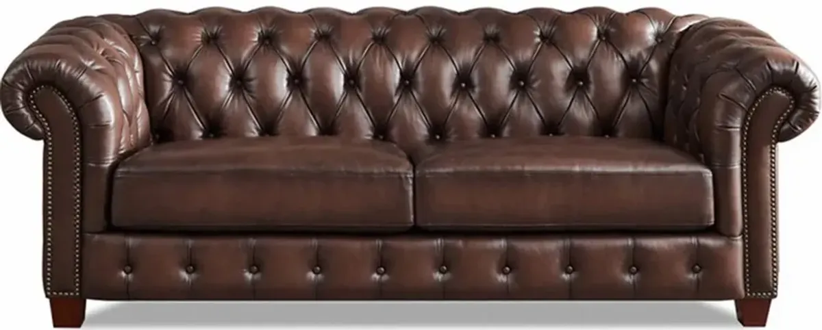 Versailles Top Grain Leather Sofa