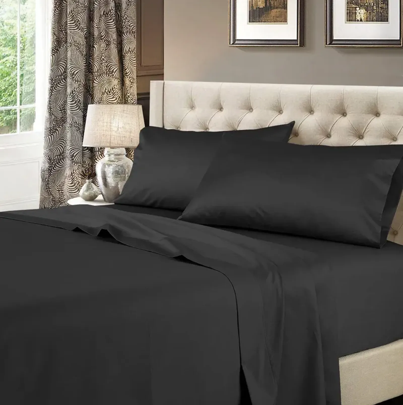 Egyptian Linens Solid 600 Thread Count Cotton