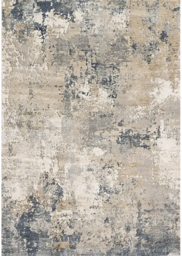 Teagan TEA06 Sand/Mist 5'3" x 7'6" Rug by Loloi II