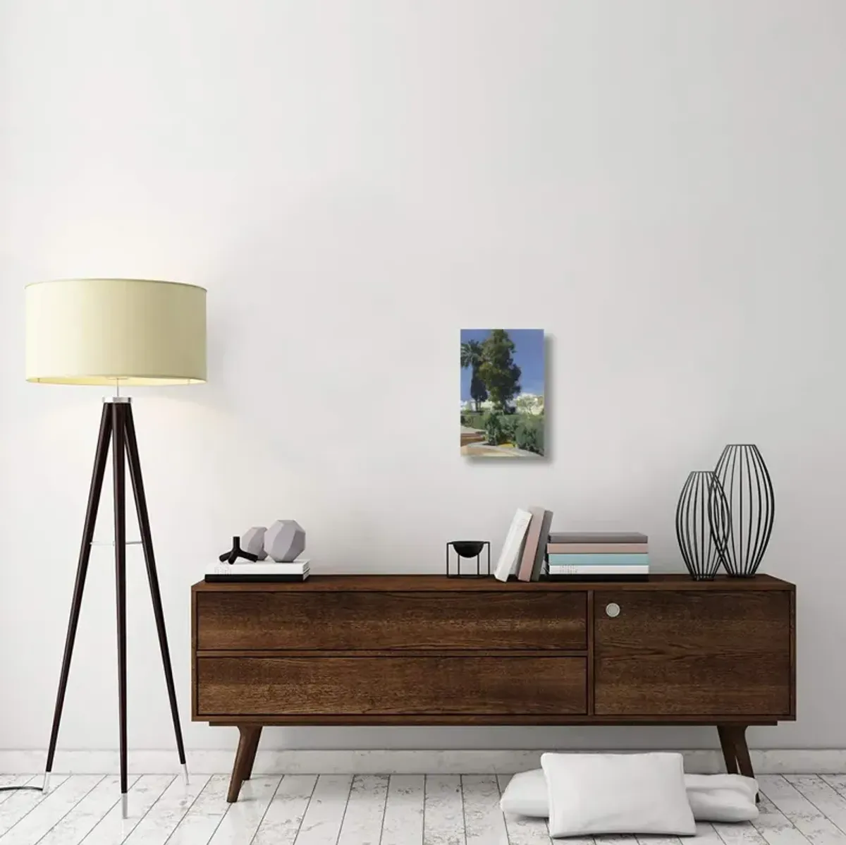 Corner of the Garden, Alcazar, Sevilla-Canvas Art-12x18