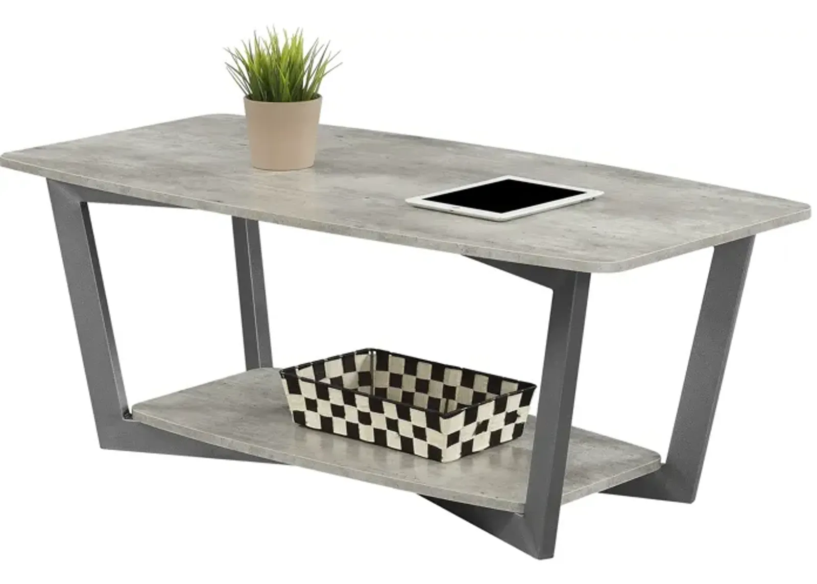 Graystone Coffee Table with Shelf