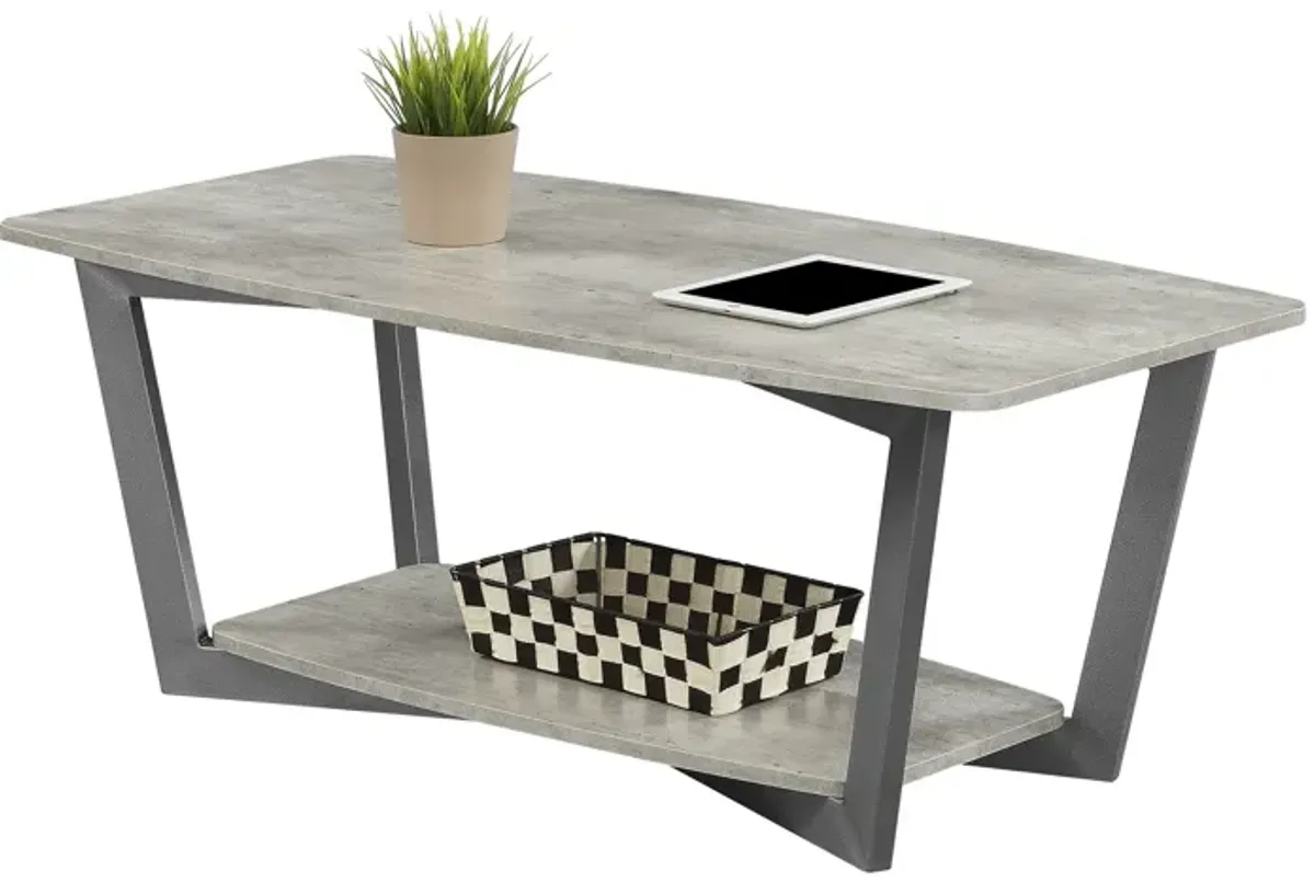 Graystone Coffee Table with Shelf