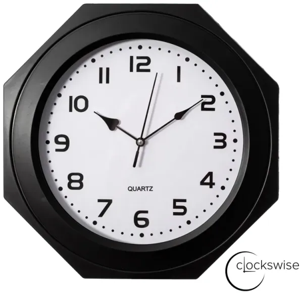 Clockswise 12-inch Non-Ticking