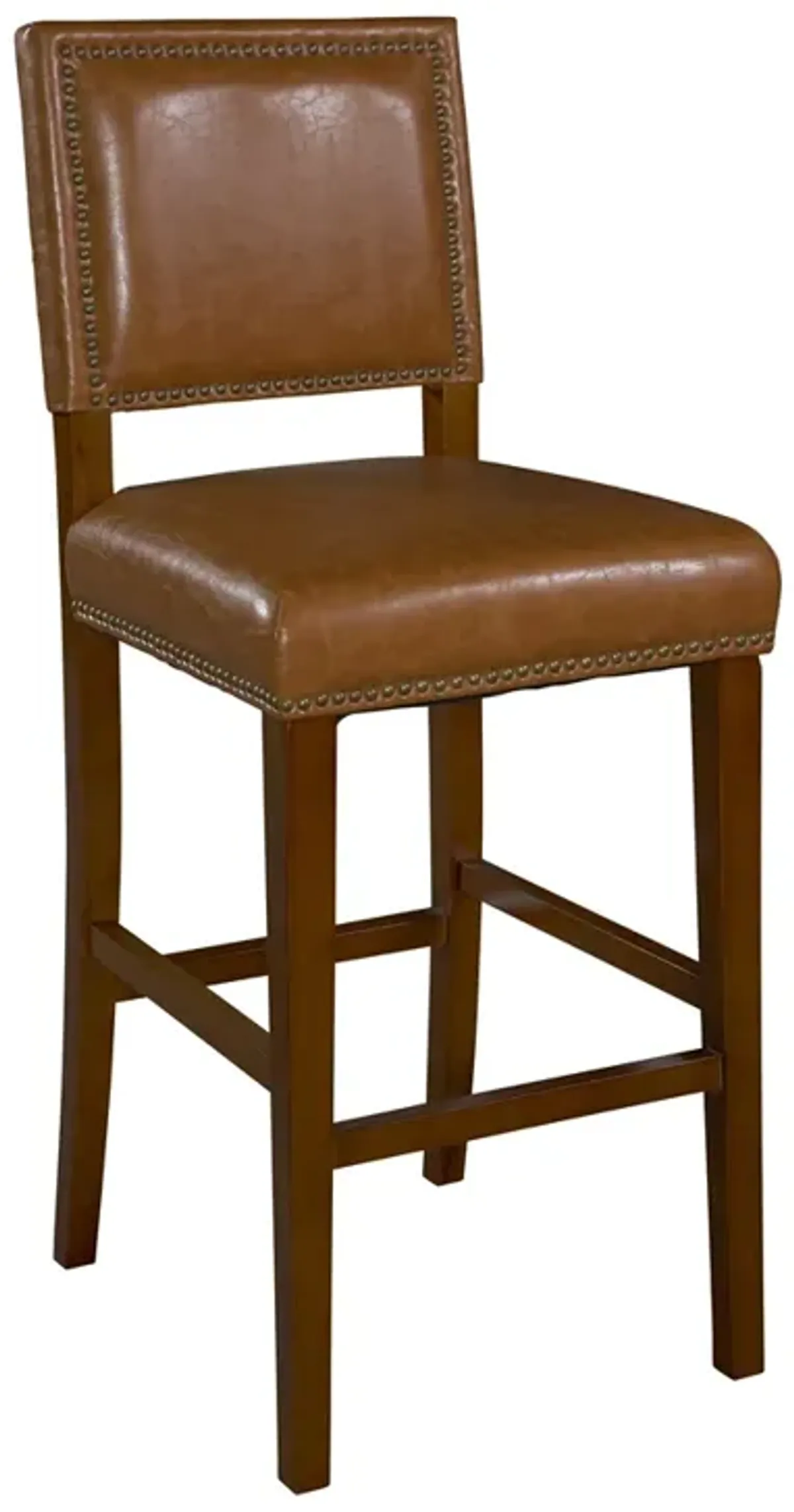 Linon Brook Bar Stool30 Caramel