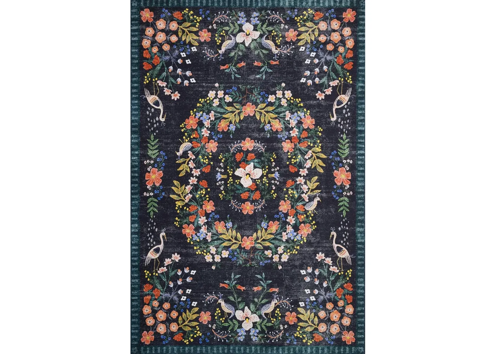 Palais PAL03 Black/Multi 5' x 7'6" Rug