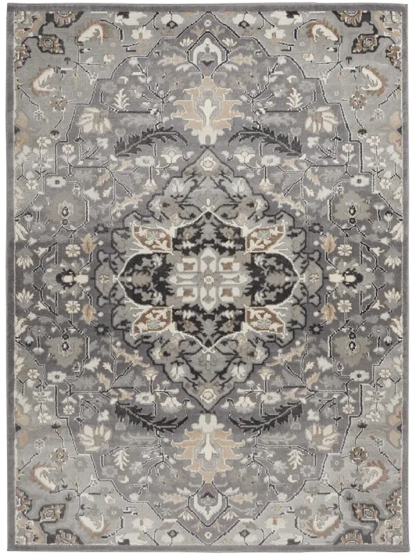 Elation ETN09 Gray 4' x 6' Rug