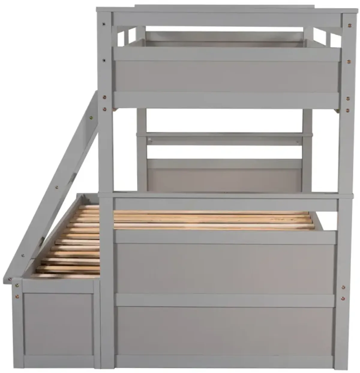 Twin Over Full Bunk Bed With Storage