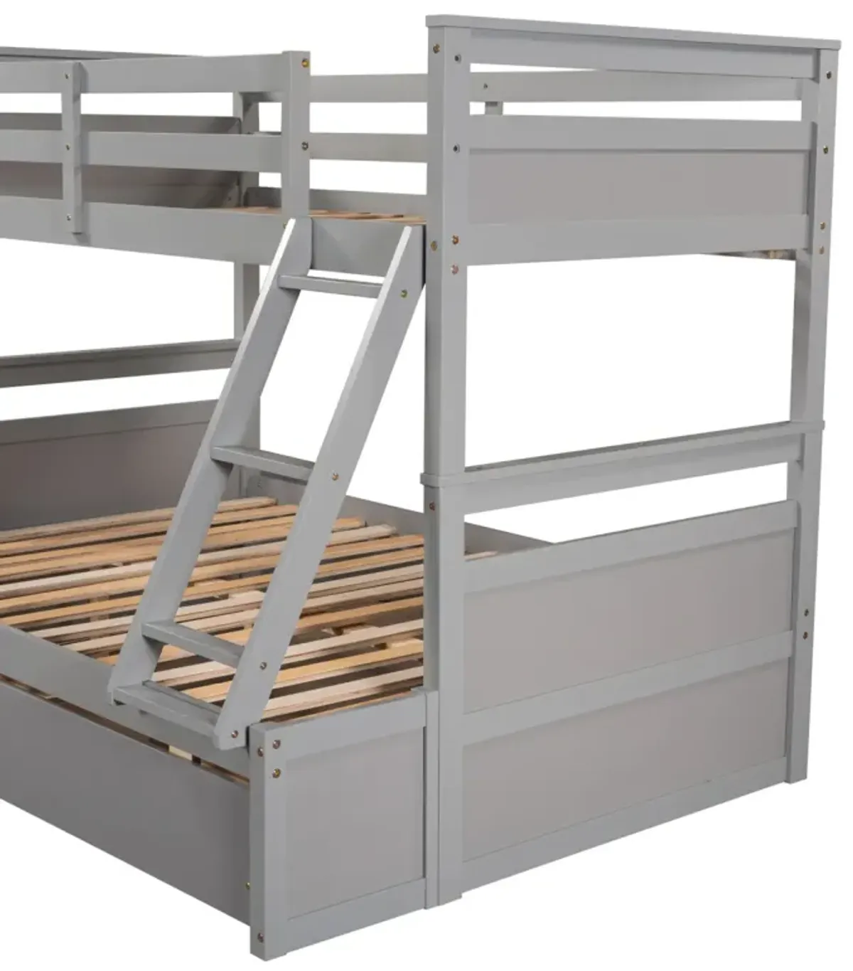 Twin Over Full Bunk Bed With Storage