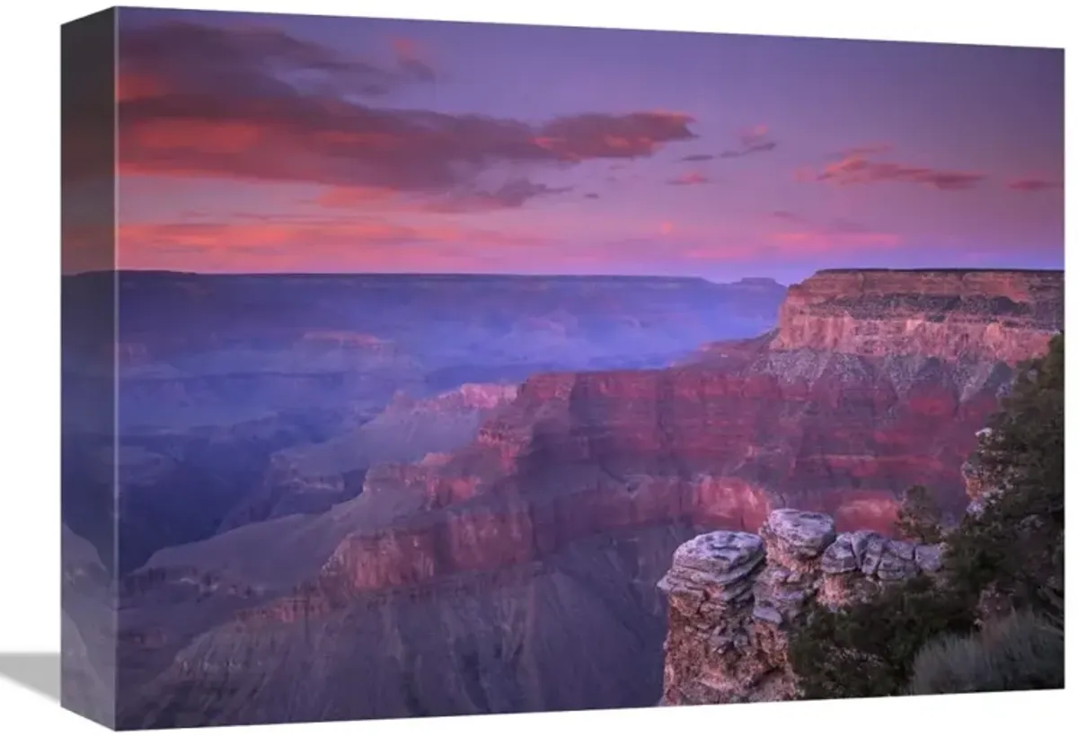 View of the South Rim from Pima Point, Grand Canyon National Park, Arizona-Canvas Art-16x12