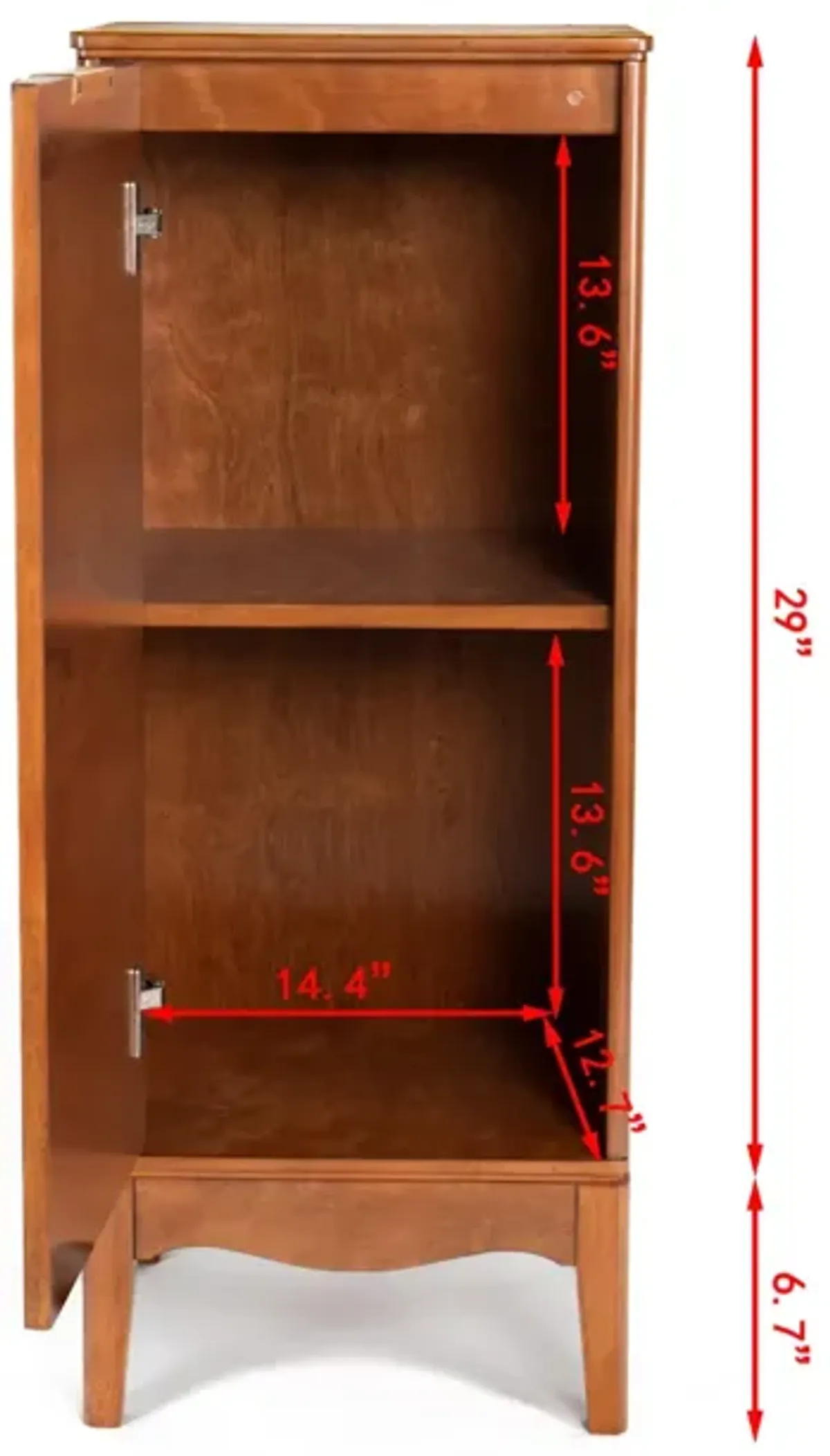 Bathroom Floor & Linen Cabinet, Adjustable Shelves