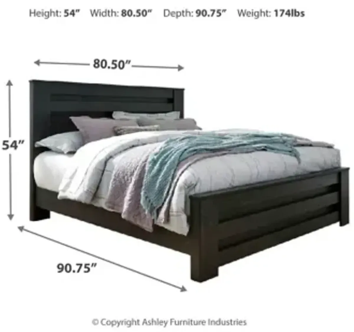 Brinxton King Panel Bed