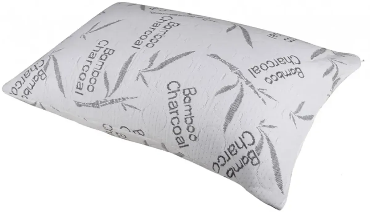 StarNight - Memory Foam Pillow, Charcoal Bamboo, Hypoallergenic, King Size