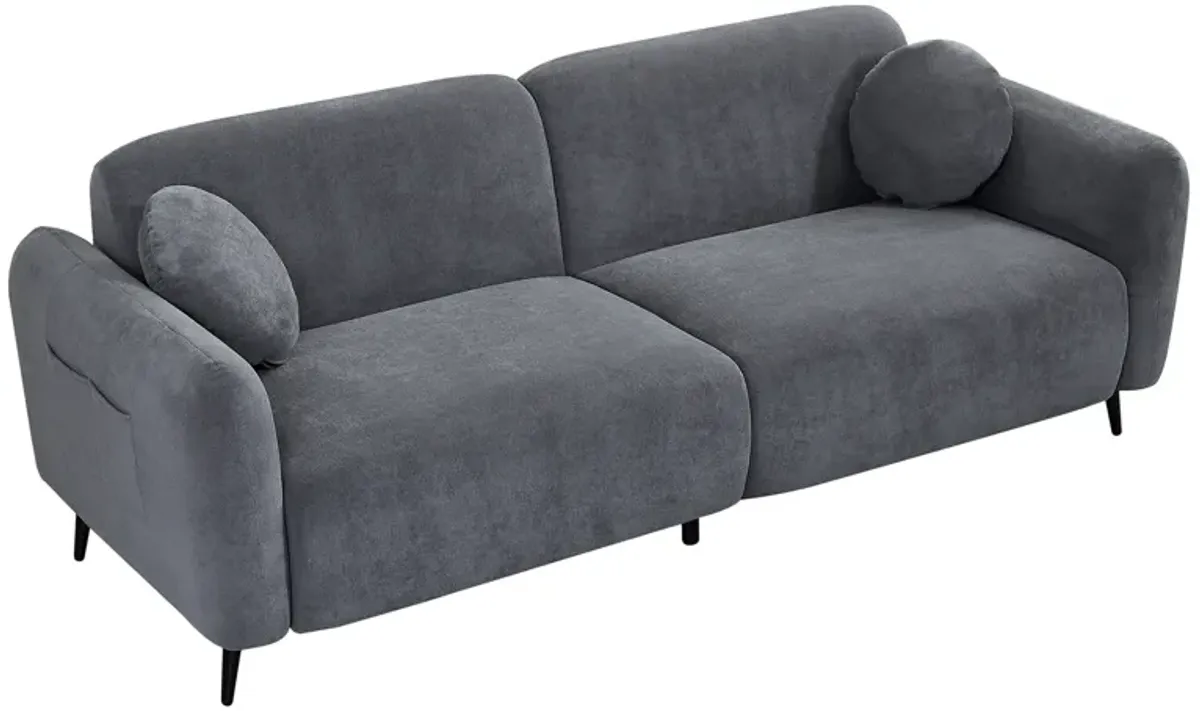 Merax Upholstered Loveseat 2 Seats Sofa