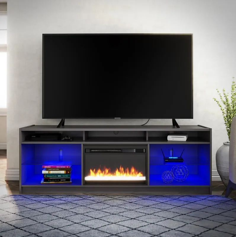 Luna Fireplace TV Stand for TVs up to 75"