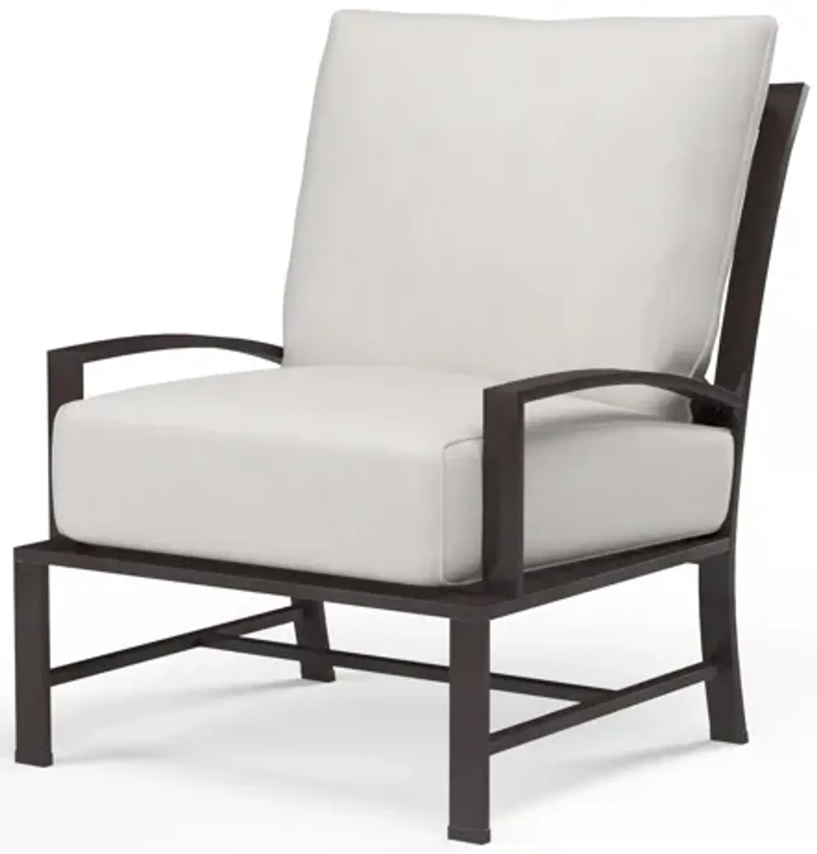 La Jolla Club Chair in Canvas Flax w/ Self Welt