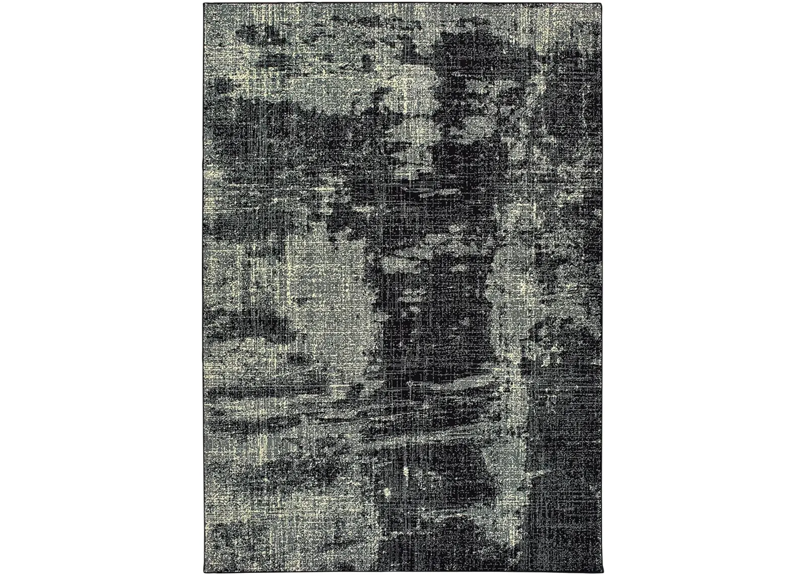 Luna 7'10" x 10'10" Black Rug