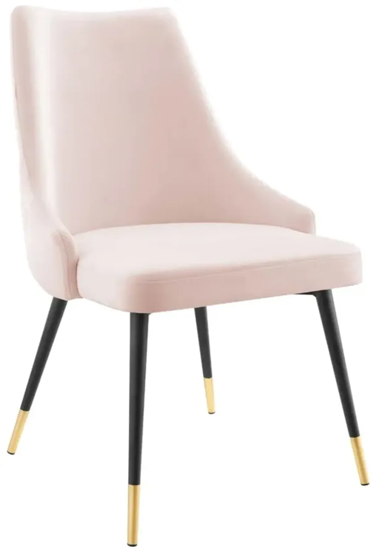 Modway Adorn Tufted Performance Velvet Accent, Dining Side Chair - Set of 2, Pink