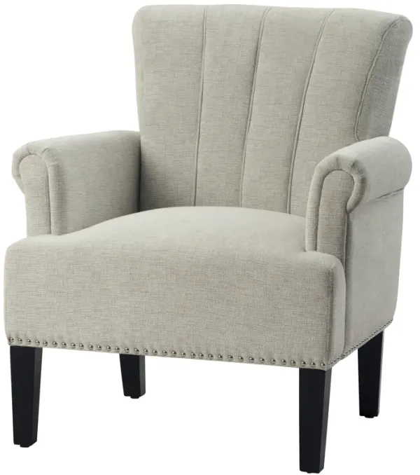 Accent Rivet Tufted Polyester Armchair