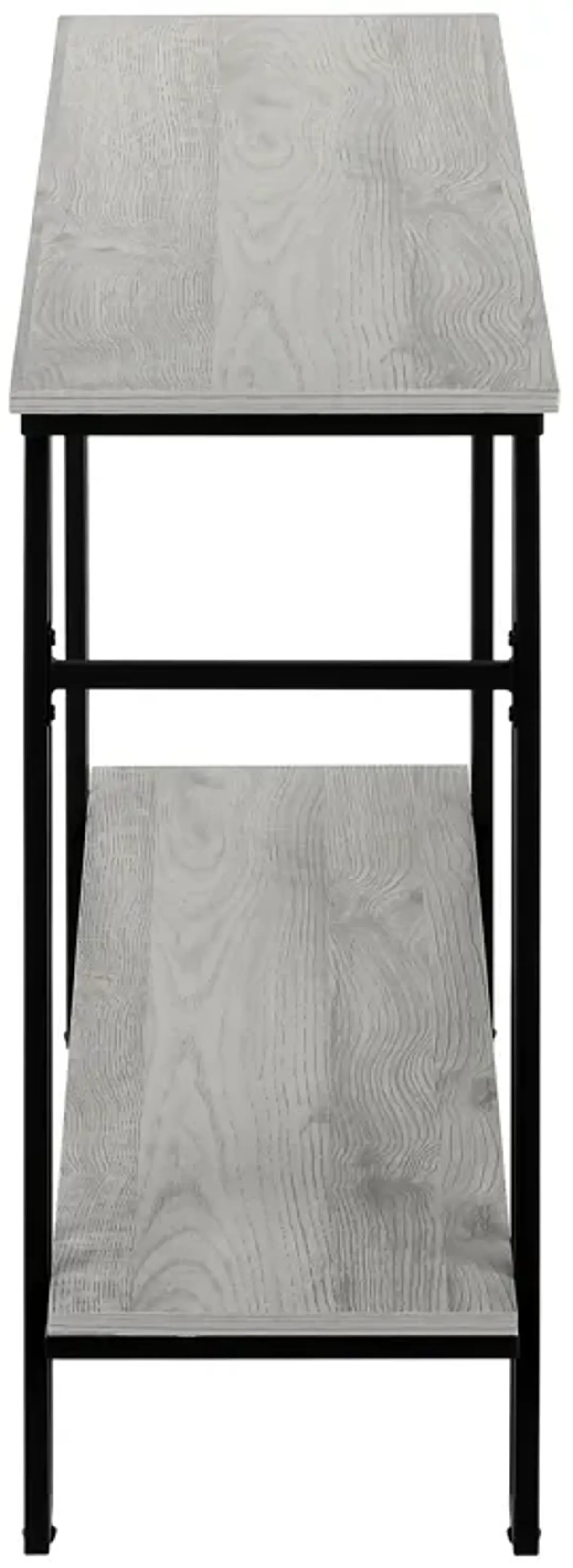 Monarch Specialties I 3576 Accent Table, Console, Entryway, Narrow, Sofa, Living Room, Bedroom, Metal, Laminate, Grey, Black, Contemporary, Modern