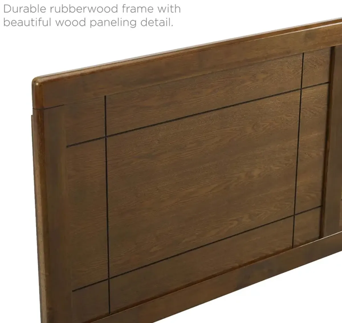 Modway - Marlee Queen Wood Platform Bed with Angular Frame