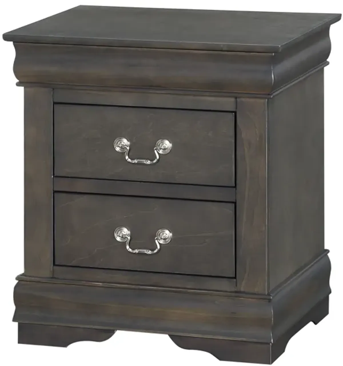 ACME Louis Philippe Nightstand, Dark Gray