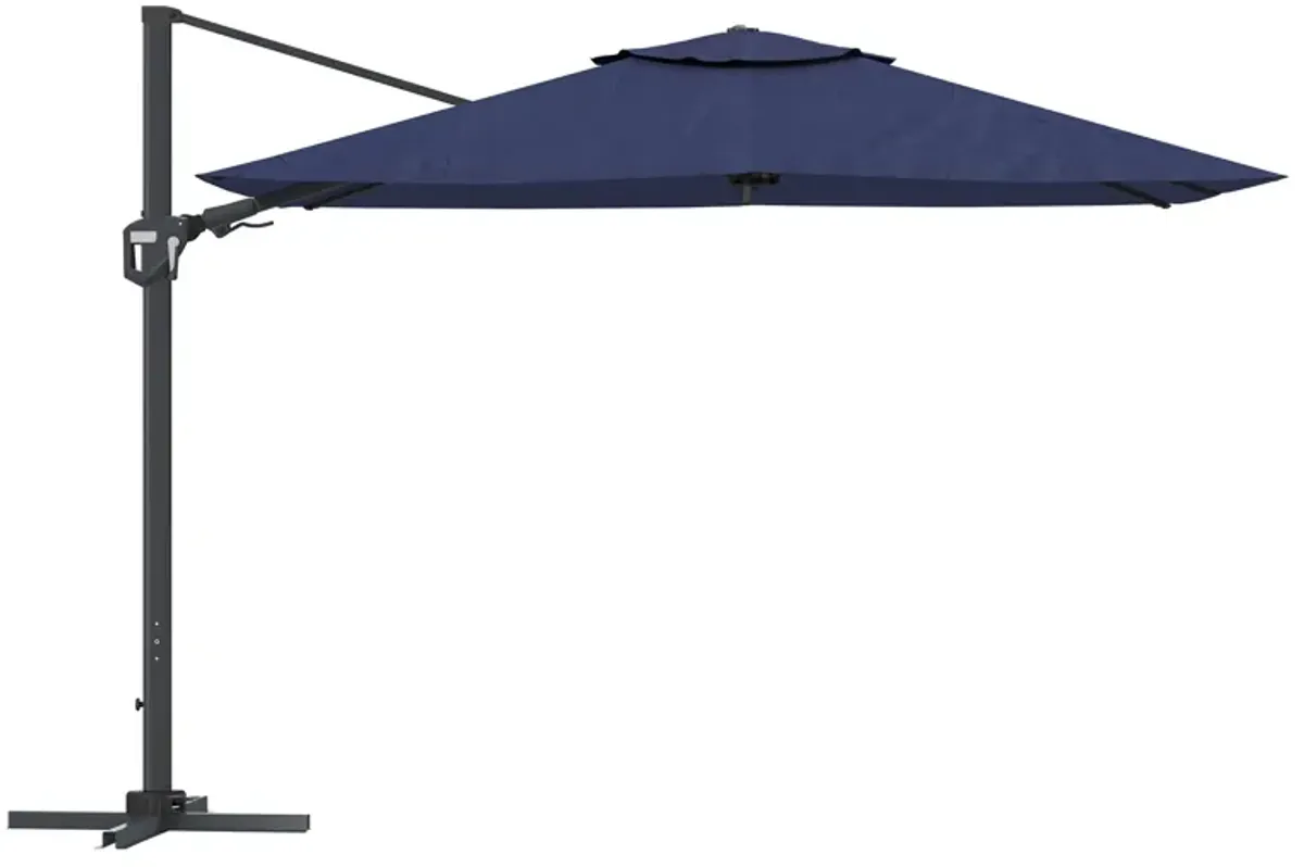 11FT Square Cantilever Patio Umbrella (without Umbrella Base).