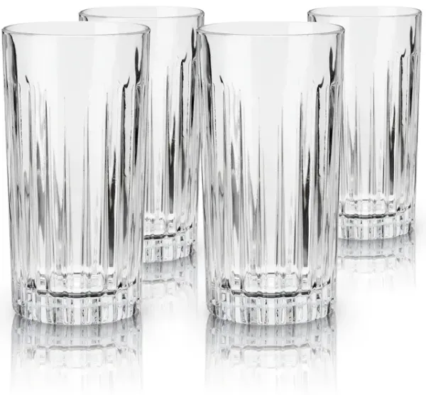 Reserve Milo Crystal Highball Glasses Set of 4