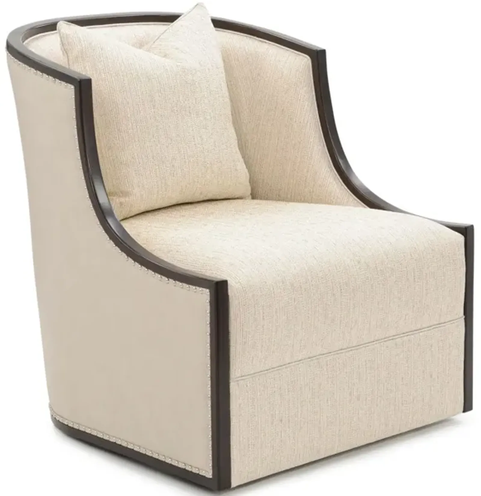 Ticinese Brown Swivel Chair