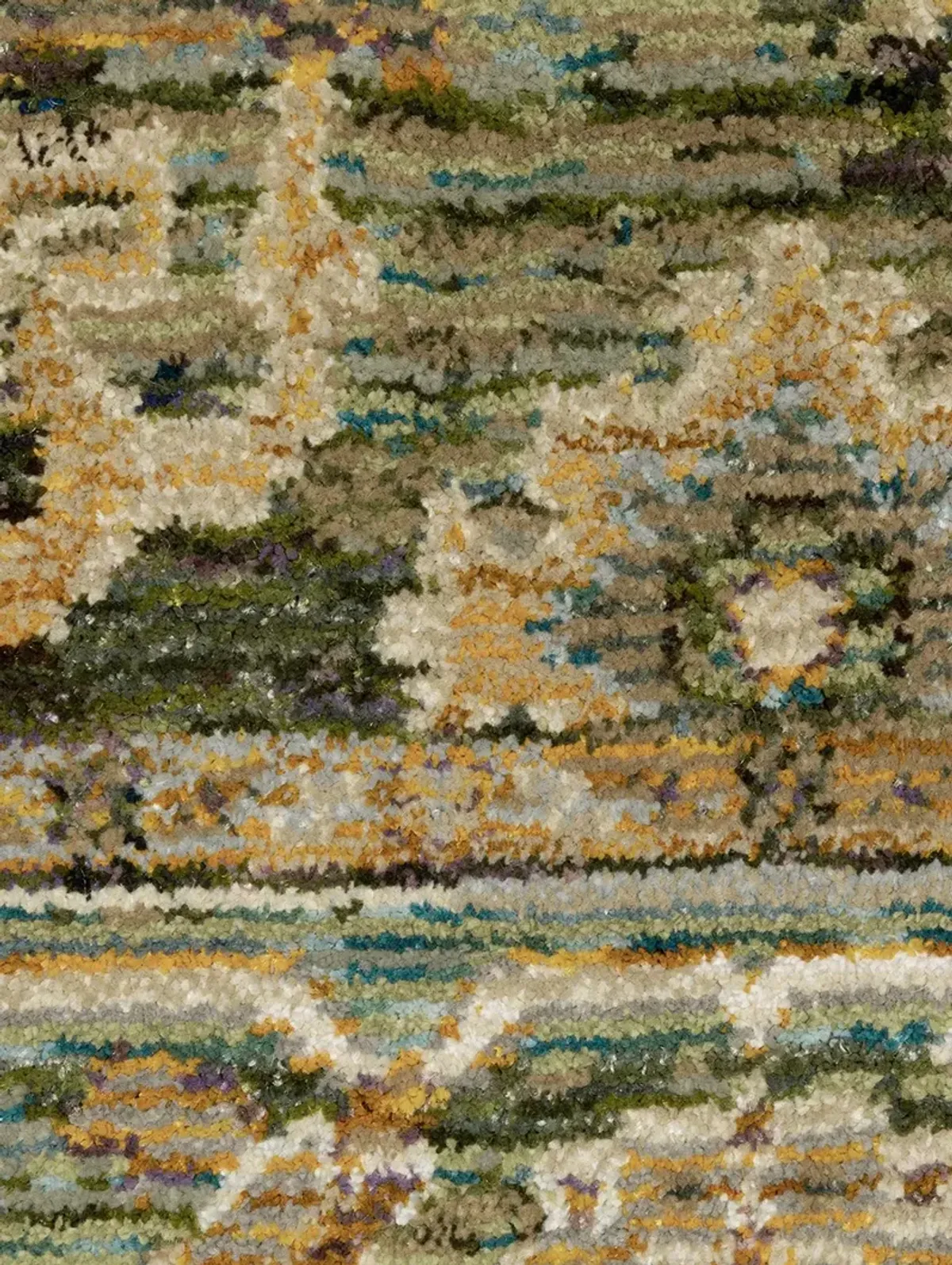 Andorra 7'10" Green Rug