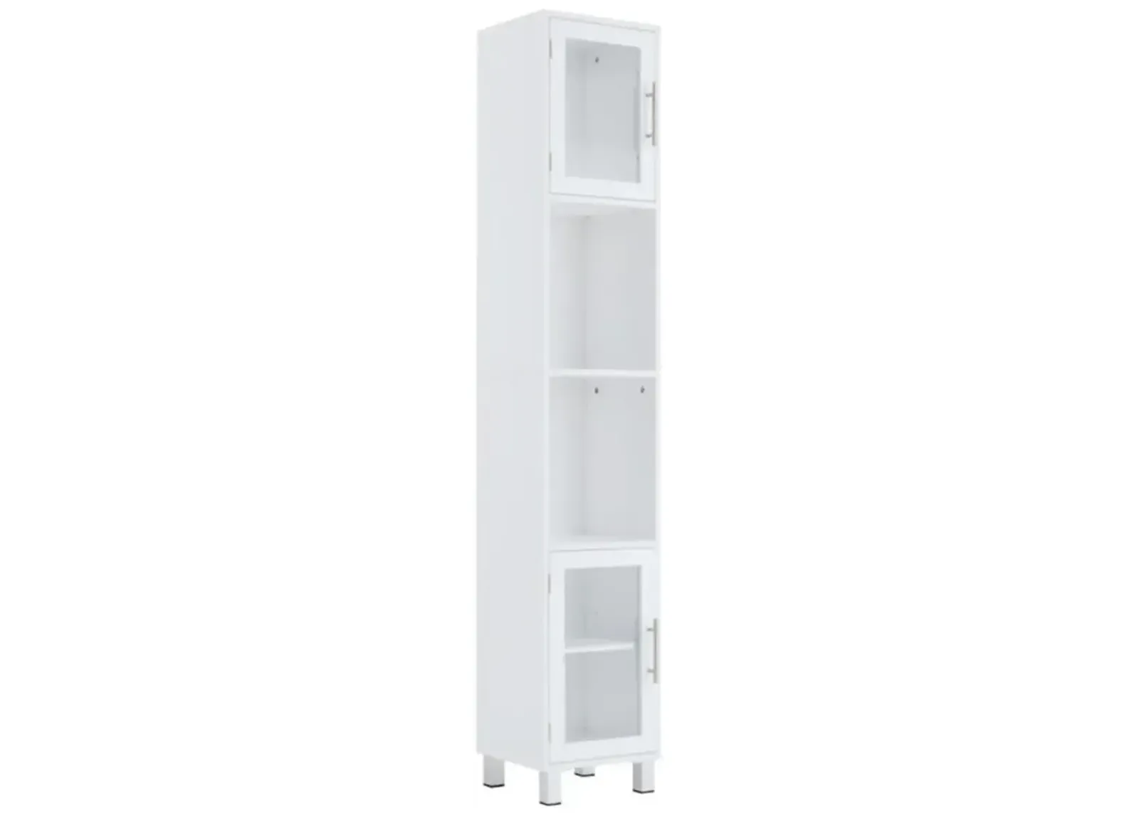 Hivvago 71 Inch Tall Tower Bathroom Storage Cabinet and Organizer Display Shelves for Bedroom