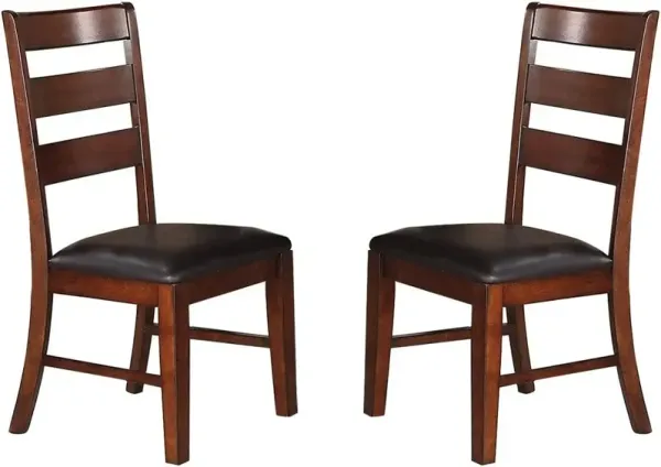 Streamdale Antique Walnut Dining Chairs, Set of 2