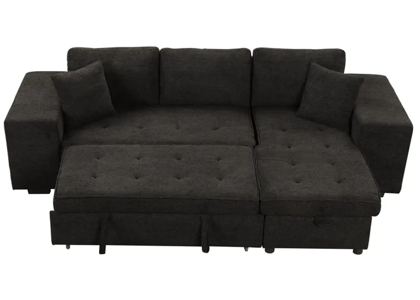 Merax Modern L-Shape 3 Seat Reversible Sectional Sofa