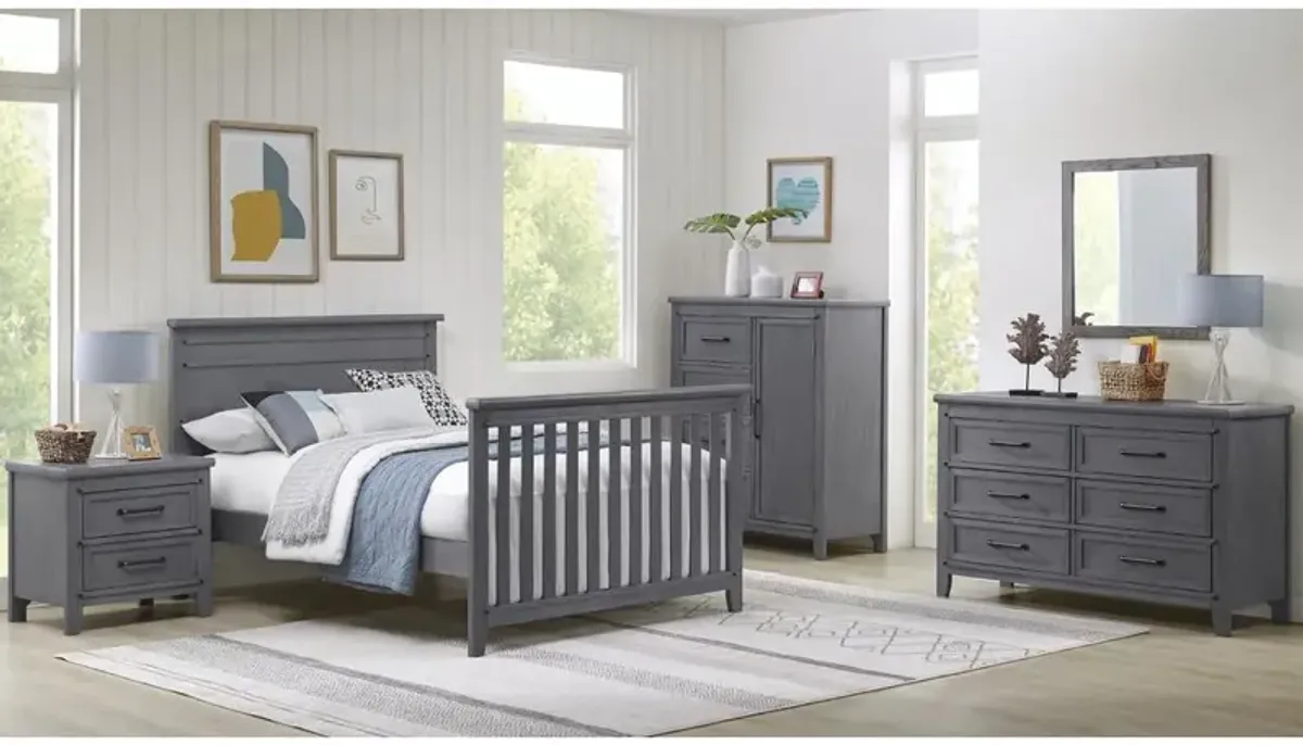 Soho Baby Ellison 4 In 1 Crib Ash Gray